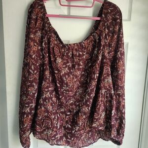 NEW Women's LOFT Off Shoulder Top Size XL